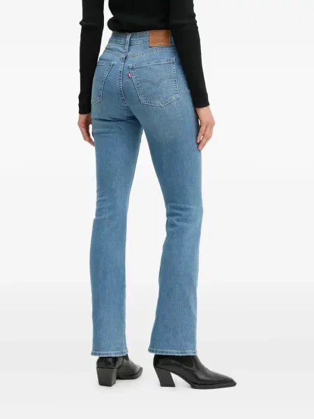 Blugi Levi's® de catifea cord cu șireturi cu platformă negru
