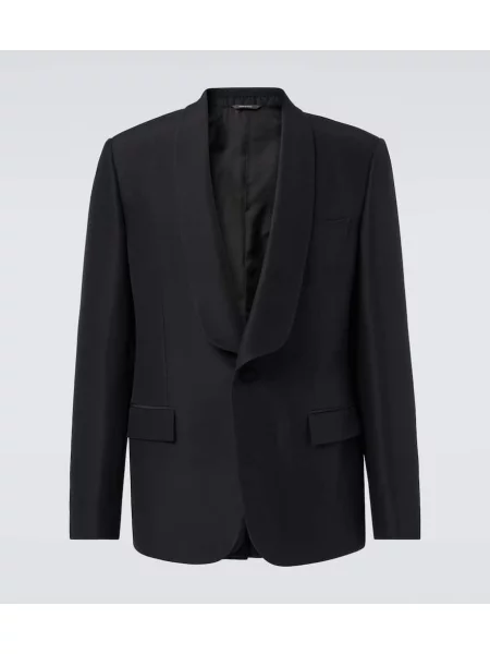 Costum Loro Piana de mătase de costum negru
