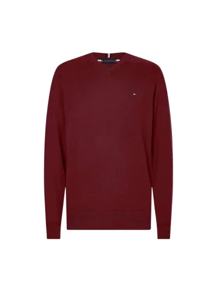 Sweter Tommy Hilfiger fioletowy