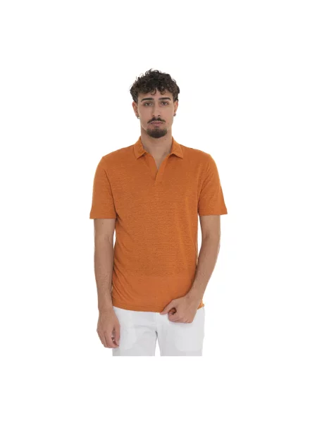 Lekka koszulka polo Gran Sasso pomarańczowa