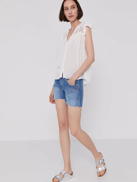 Kratke hlače Pepe Jeans modra