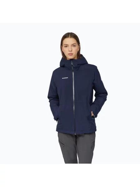 Geacă de ploaie pentru femei Mammut Linard HS Thermo Hooded Jacket marine