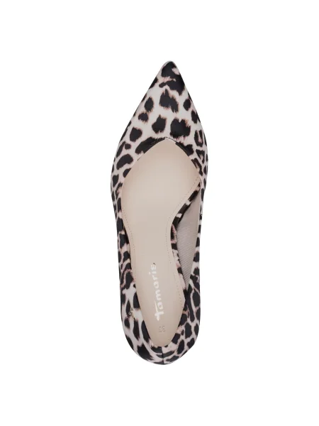 Tamaris Pumps crem / maro cămilă negru