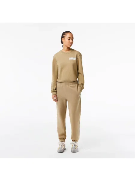Спортивные штаны Lacoste бежевые