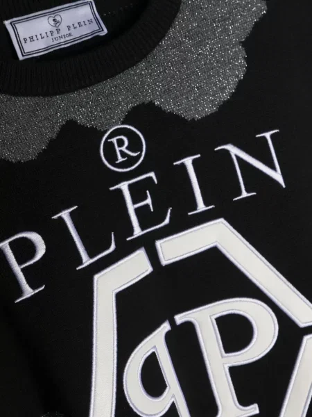 Sweter dziecięcy Philipp Plein czarny