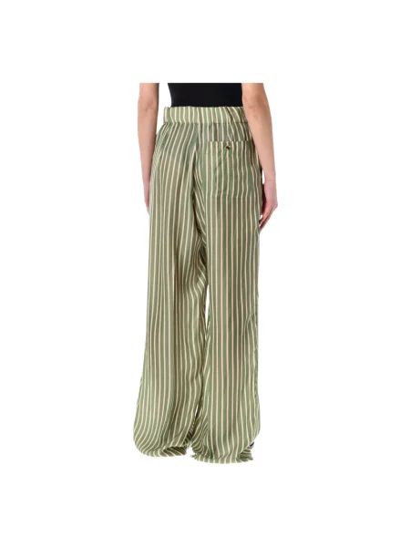 Spodnie Dries Van Noten zielone