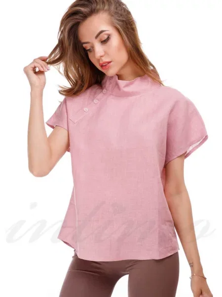 Блуза рожева