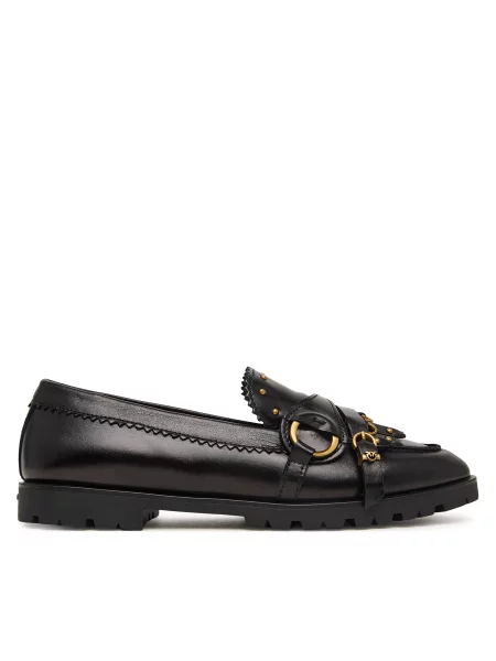 Pantofi loafer Pinko negru