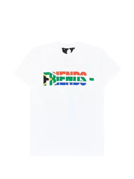 Tricou Vlone scurt cu autograf alb