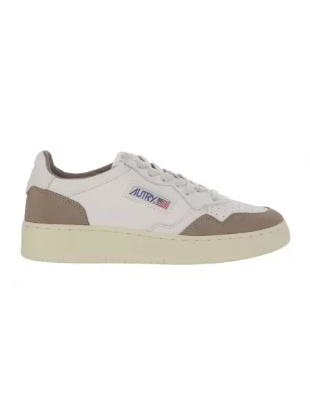 Sneakersy Autry zamszowe białe