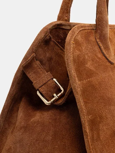 Замшева сумочка Answear.LAB коричневий