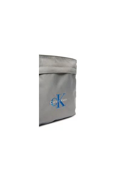 Calvin Klein Torbica za okrog pasu Bold Flatpack siva