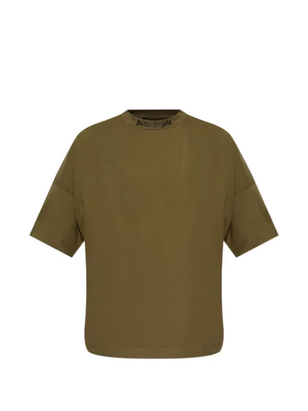 Tricou Palm Angels cu imagine verde