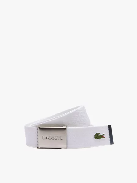 Ремінь Lacoste білий