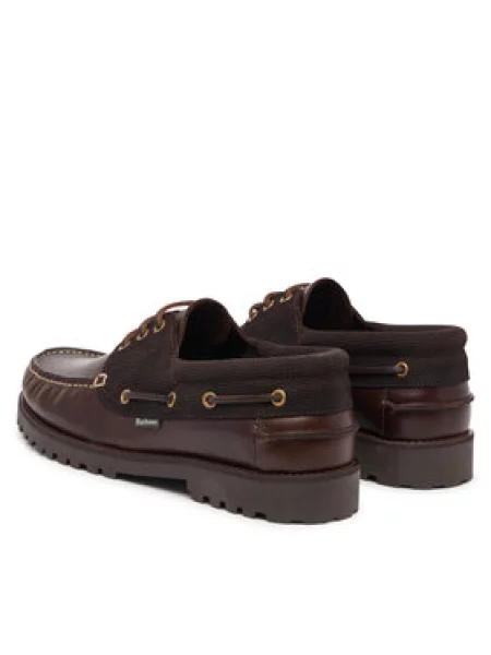 Barbour Nizki čevlji Deck Boat Temno rjava