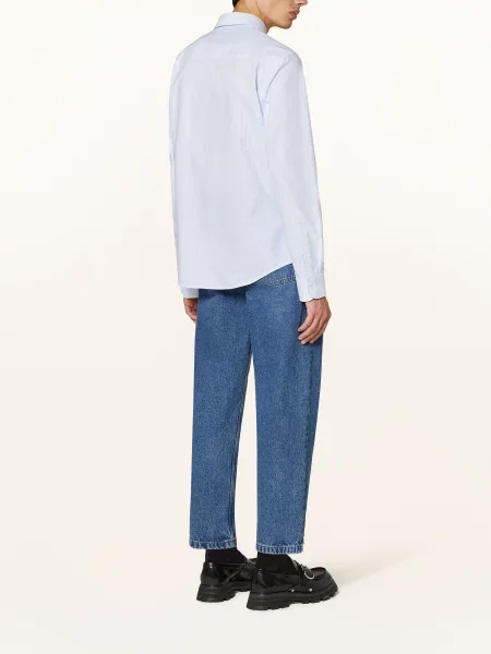 Ami Paris Koszula Oxford Regular Fit blau biała