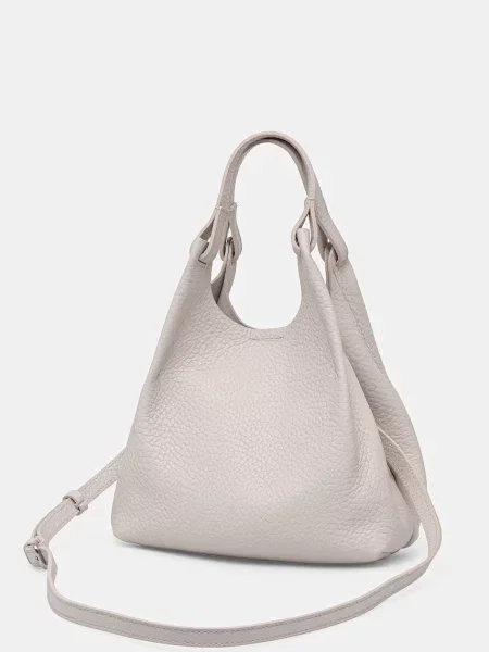 Torebka crossbody Gianni Chiarini skórzana biała