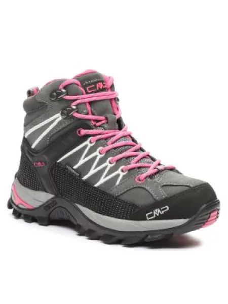 Παπούτσια πεζοπορίας CMP Rigel Mid Wmn Trekking Shoes Wp Grey/Fuxi γκρι
