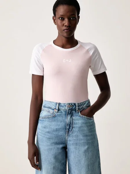 Guess Jeans tričko s růžové