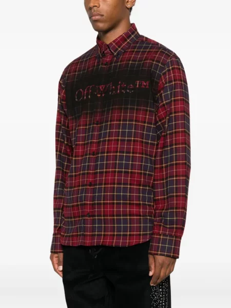 Cămașă Off-white cu imagine alb