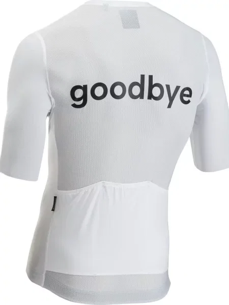 Koszulka rowerowa NORTHWAVE Blade Hello Goodbye Jersey S/s biała