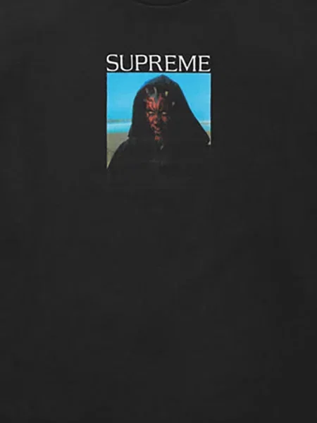 Tricou Supreme cu imagine negru