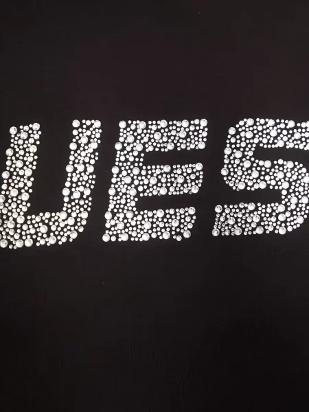 Hanorac Guess cu autograf negru