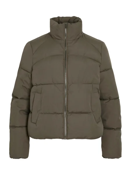 VILA Geacă de primăvară-toamnă VIKarla pin verde