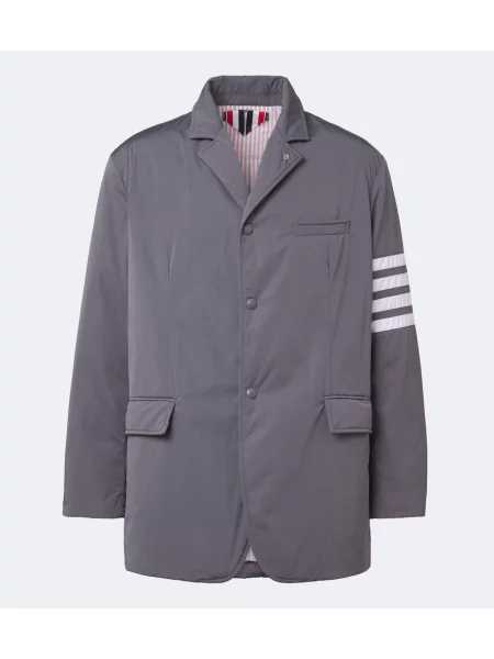 Pūkinė striukė Thom Browne pilka