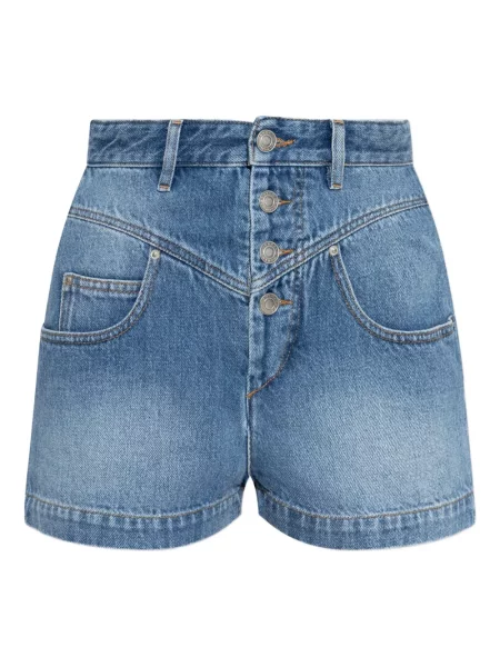 Pantaloni scurți din denim Isabel Marant albastru