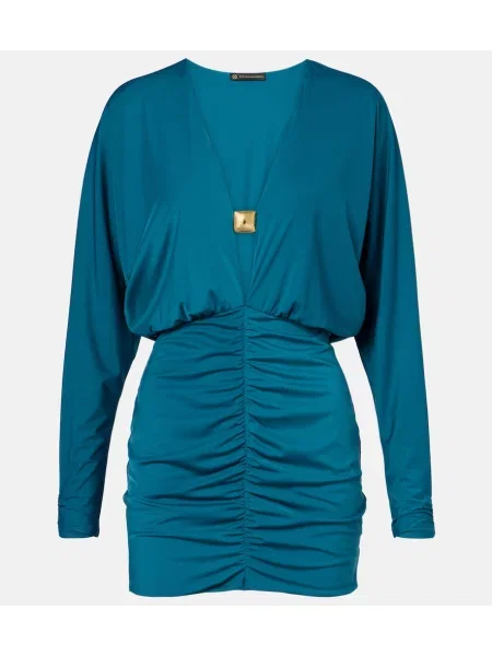 Rochie Vix Paula Hermanny cu volane verde
