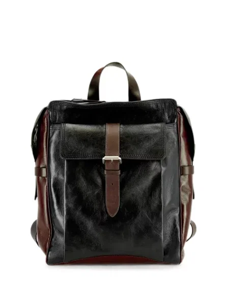 Rucsac Dries Van Noten din piele negru