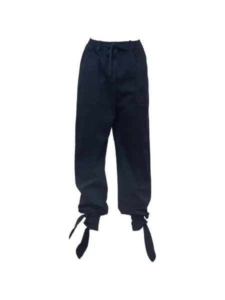 Pantaloni cargo N°21 cu legături albastru