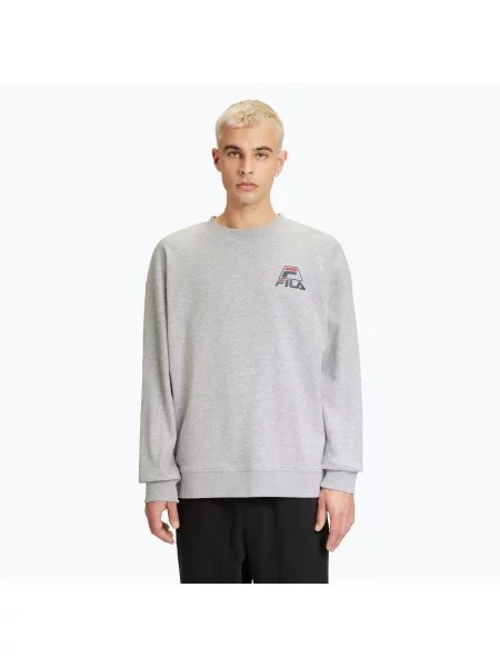 Bluza FILA Lahti Crew light grey melange szara