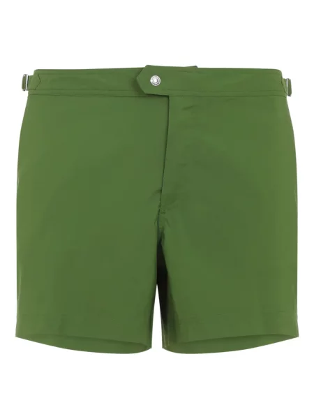 Pantaloni scurți Tom Ford cu cataramă verde