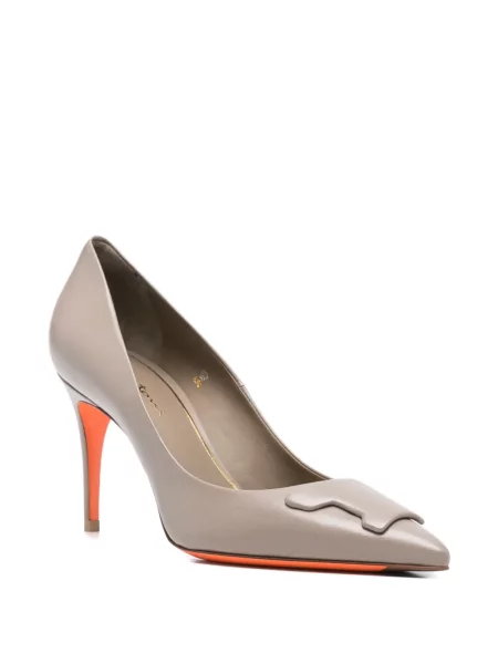 Pantofi cu toc Santoni din piele