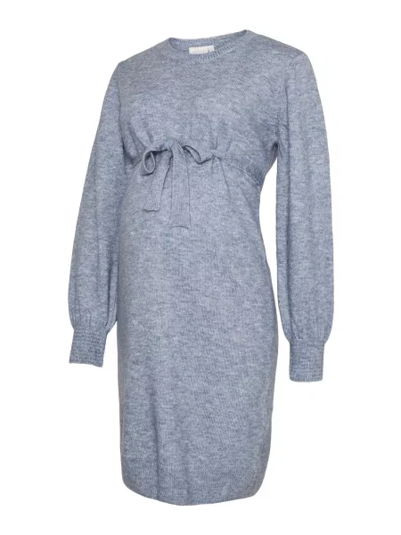 MAMALICIOUS Rochie tricotat MLNEWANNE amestecat gri