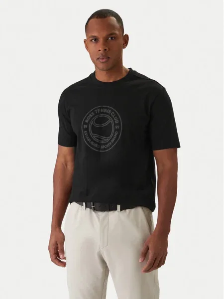 BOSS Póló Join Logo fekete