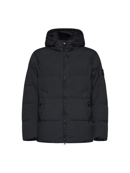 Kurtka puchowa Stone Island z kamieniami szara
