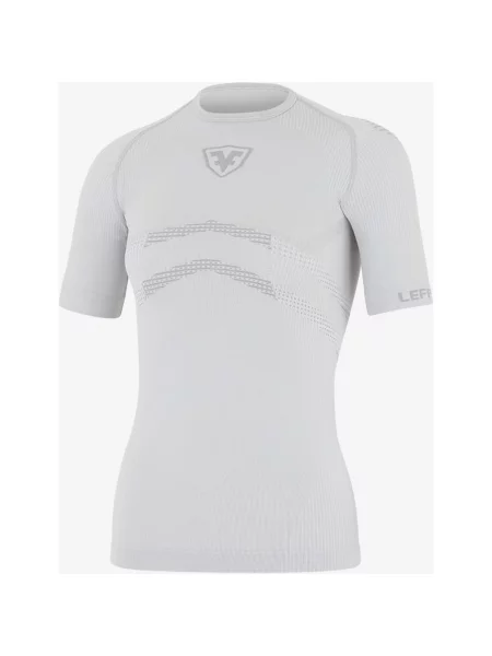 Koszulka z krótkim rękawem Leffort Pro 3D Seamless szara S-M czarna