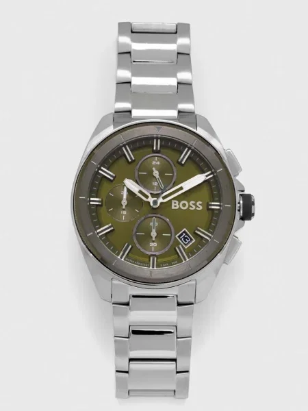 BOSS ceas barbati argintiu