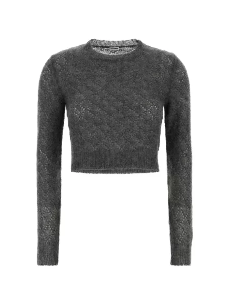 Decupat pulover Jil Sander gri