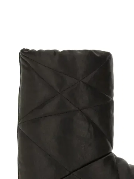 Botine Rick Owens cu platformă negru