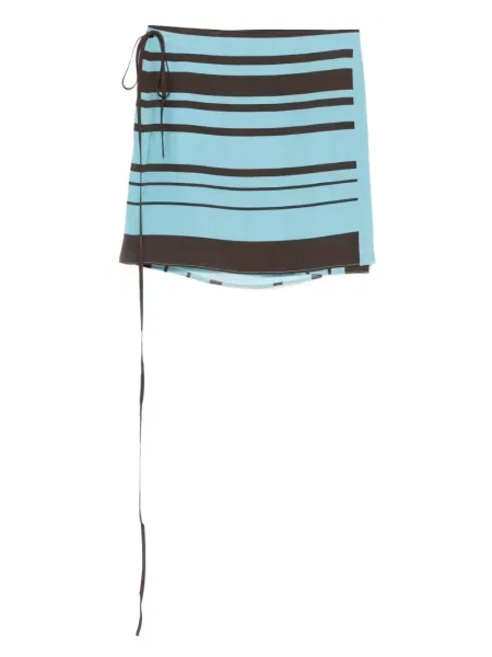 Mała mały spódnica mini Sir. kopertowa niebieska