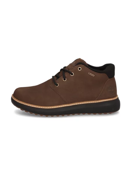 Šněrovací krajkové kotníkové boty Timberland hnědé