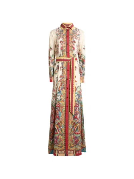 Rochie maxi Etro cu imagine cu model paisley