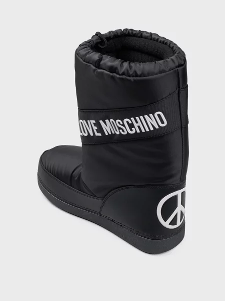 Дутики Love Moschino черные