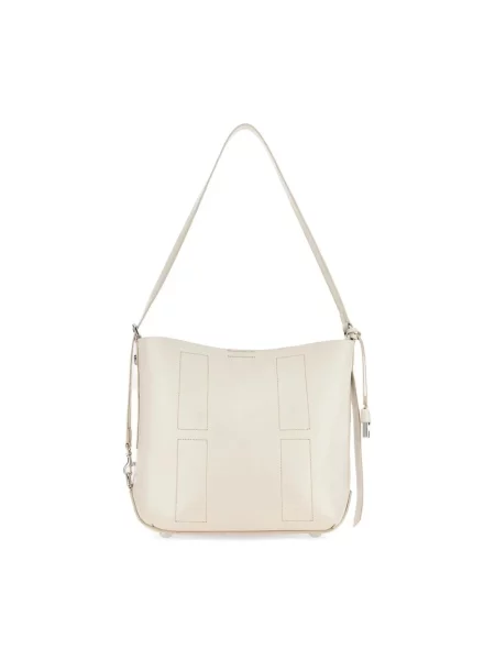 Torebka hobo Hogan skórzana biała