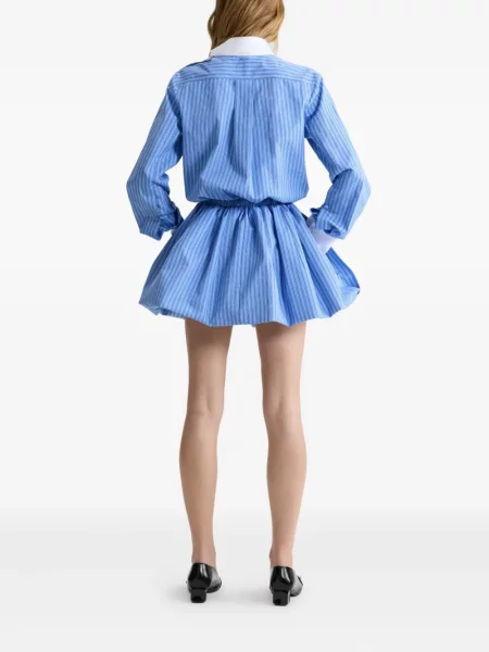 Prugasta odgovarati haljina Patou plava