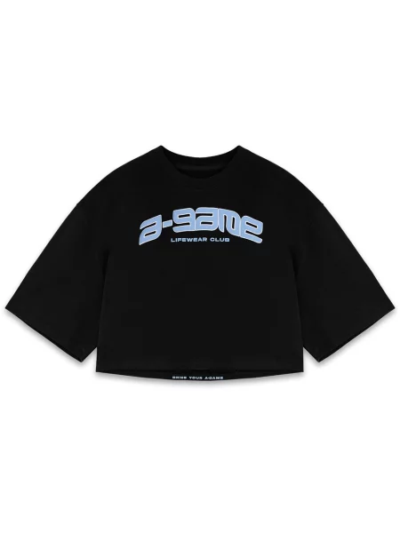 A-Game Tricou Rotate Logo albastru negru